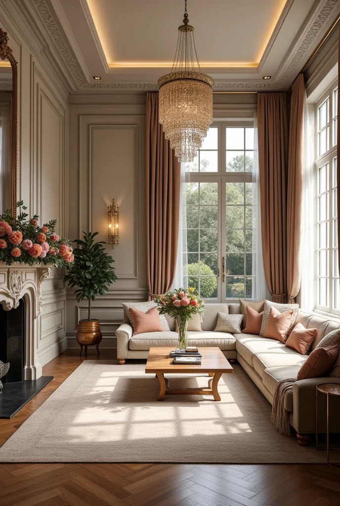 Elegantly decorated luxury interior showcasing premium seasonal styling and sophisticated design
